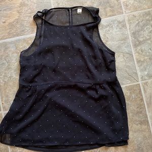 Old Navy sheer top with attached cami